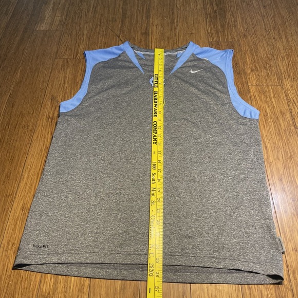 VTG Nike Team UNC North Carolina Tarheels Tank Top Mens Med Sleeveless Shirt Y2K - Picture 5 of 5